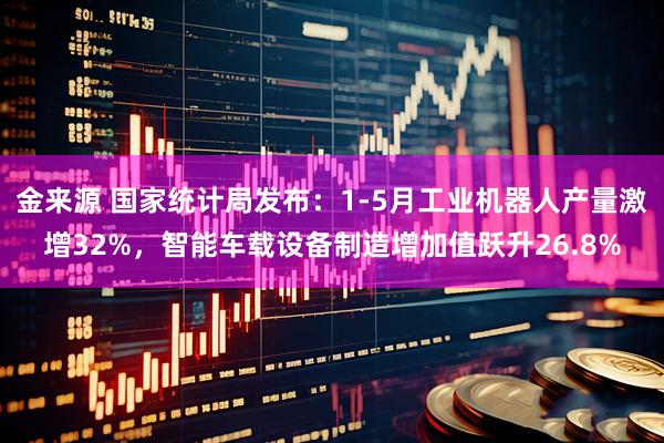 金来源 国家统计局发布：1-5月工业机器人产量激增32%，智能车载设备制造增加值跃升26.8%